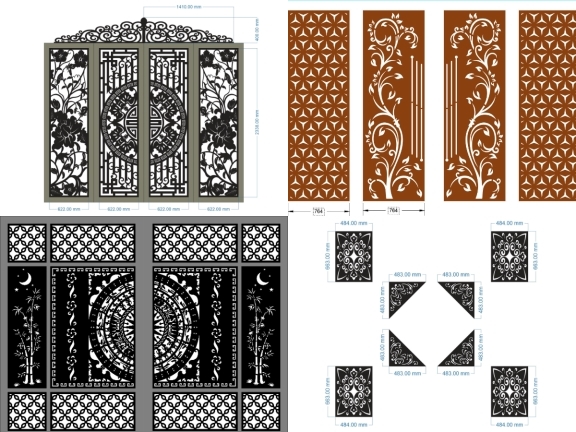 HOT 7 mẫu cổng hoa mới nhất