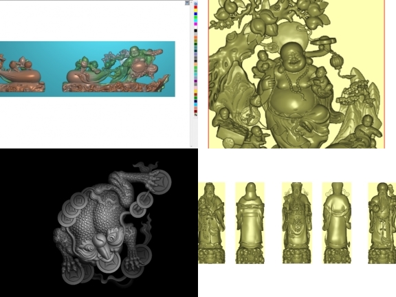 Jdpaint thiết kế tổng hợp 9 mẫu Tượng tuyệt đẹp