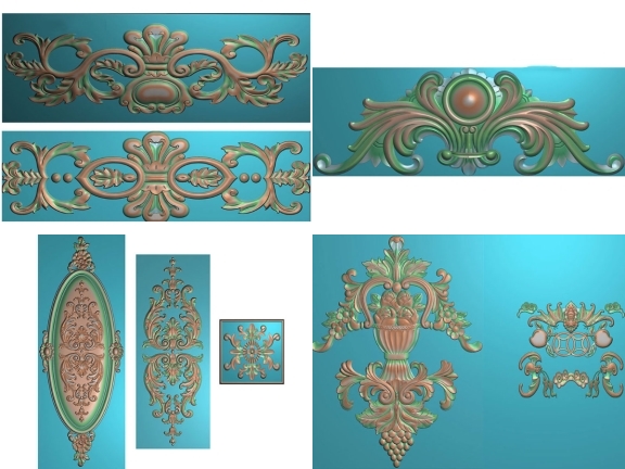 Jdpaint tổng hợp trọn bộ 8 mẫu Hoa lá tây tuyệt đẹp