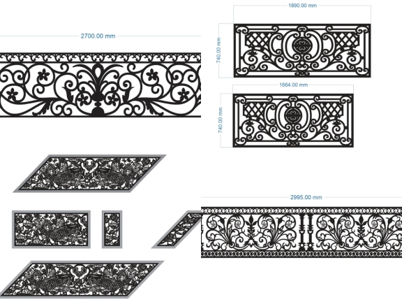 Lan can CNC đẹp cho nhà ở
