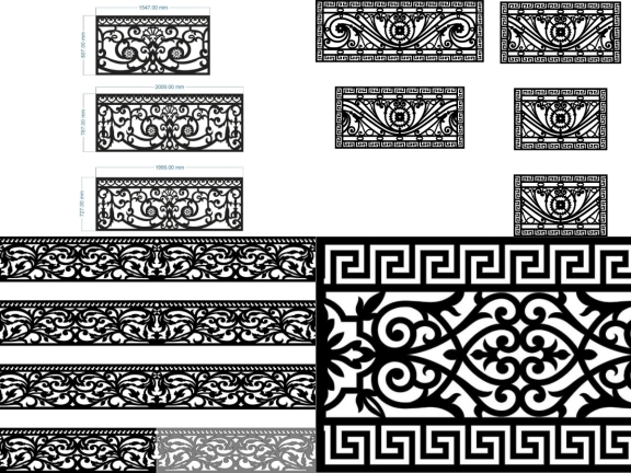 Lan can CNC hoa văn độc đáo cho không gian hiện đại