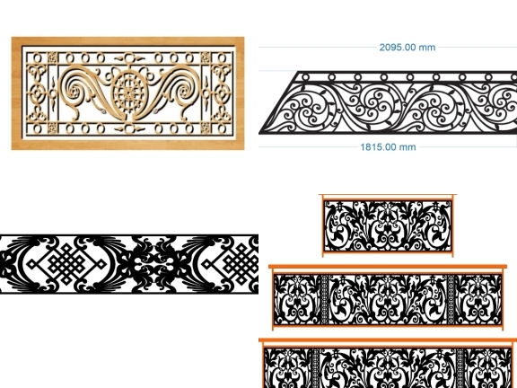 Lan can cnc nghệ thuật bền đẹp