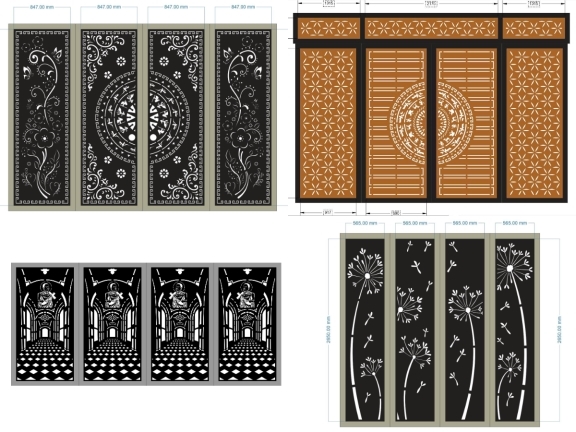 Mẫu 15 bộ cổng 1 cánh mới hiện đại