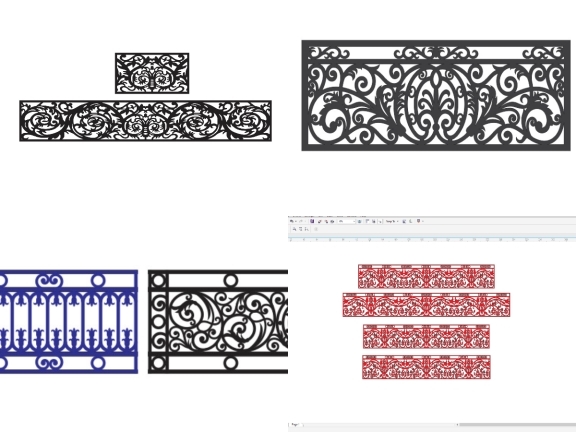 Mẫu CNC lan can thị trường