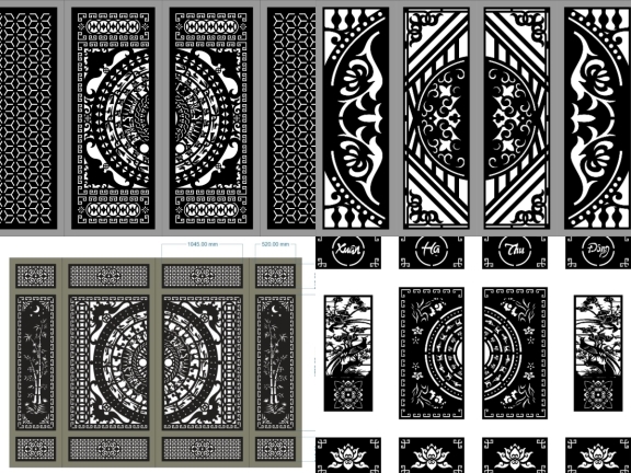 Mẫu Cổng 4 Cánh Hiện Đại Dễ Thi Công nhất