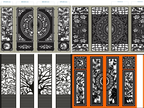 Mẫu cổng 4 cánh mới nhất