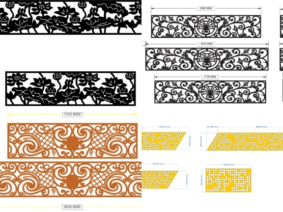 Mẫu file lan can cnc đẹp cho nhà phố