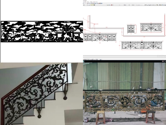 Mẫu Lan Can Cắt CNC Đẹp