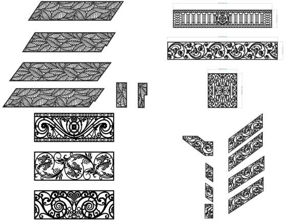 Mẫu lan can CNC cao cấp được ưa chuộng