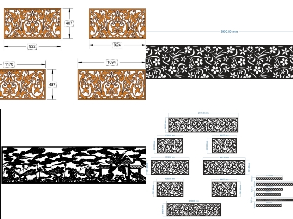 Mẫu lan can CNC đẹp, bền
