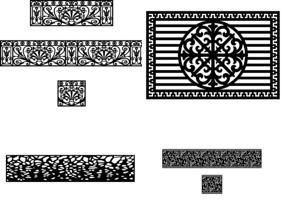 Mẫu Lan Can CNC Đơn Giản