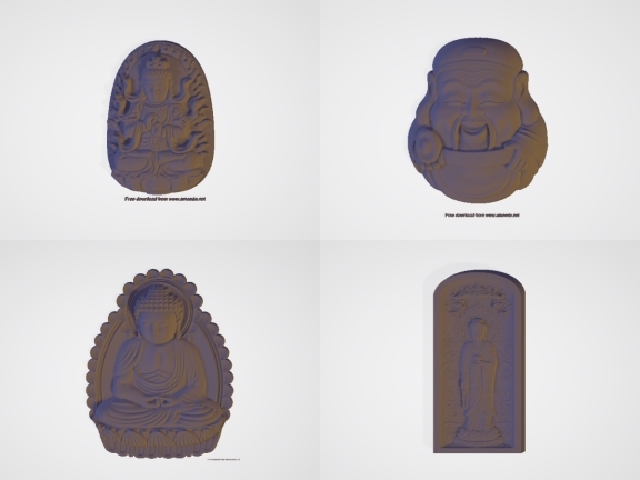 Miễn phi 100% bộ 9 mẫu Tượng Stl HOT nhất