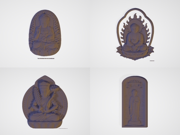 Miễn phí 100% tổng hợp trọn bộ 8 mẫu tượng Stl mới nhất