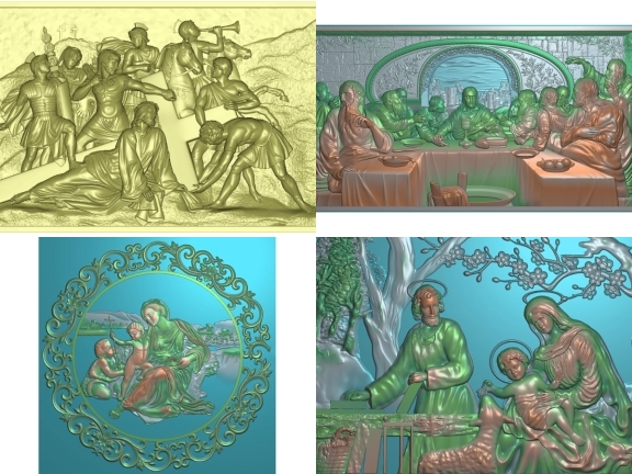 Miễn phí bộ 4 mẫu Công giáo jdpaint tuyệt đẹp