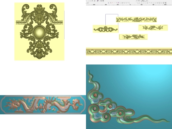 Miễn phí toàn bộ 5 Mẫu jdpaint CNC hoa văn họa tiết lạ mắt