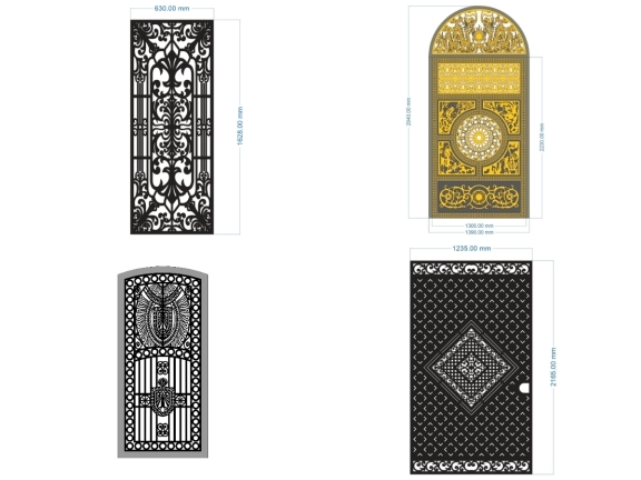 Những mẫu cổng 1 cánh hiện đại