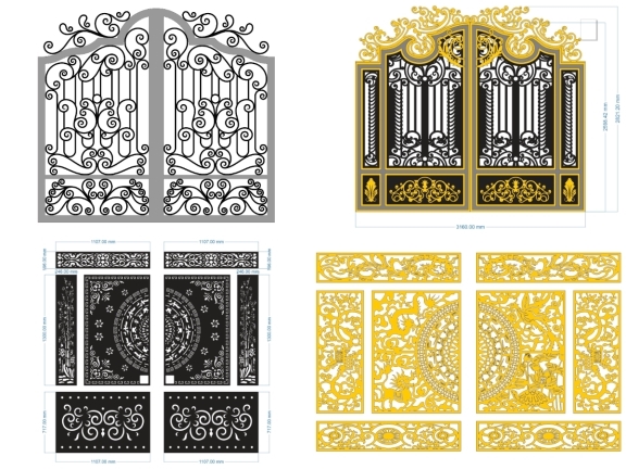 Những Thiết Kế Cổng Tinh Tế Dành Cho Không Gian Cao Cấp