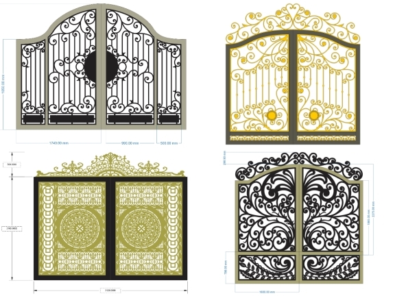 Những Thiết Kế Cổng Tinh Xảo Cho Công Trình Hiện Đại
