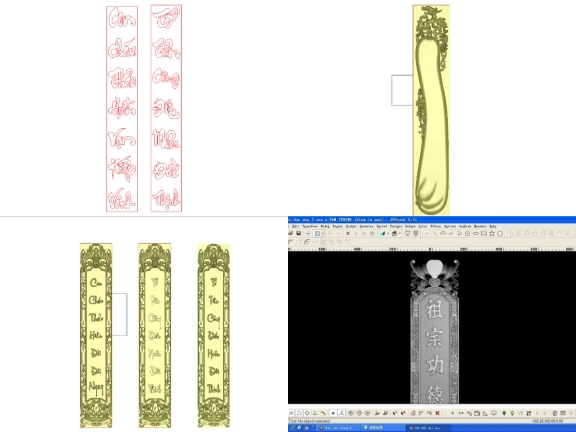 Sale lớn 0 VND với bộ top 7 file hoành phi CNC