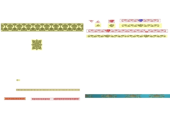 Share free bộ 5 mẫu Phào chỉ thiết kế jdpaint đẹp