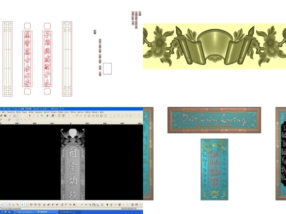 Tặng anh em bộ 6 hoành phi CNC miễn phí rất xịn