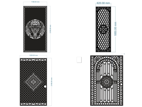 Thiết kế 17 mẫu cổng 1 cánh đẹp nhất