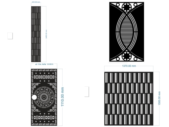 Tổng hợp 10 mẫu cổng 1 cánh giá rẻ đẹp mắt