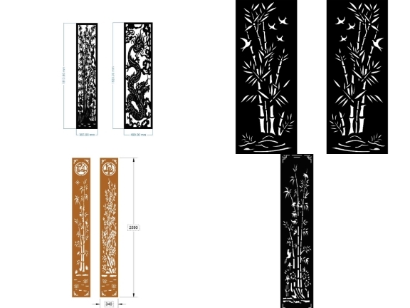 Tổng hợp 10 mẫu vách trúc
