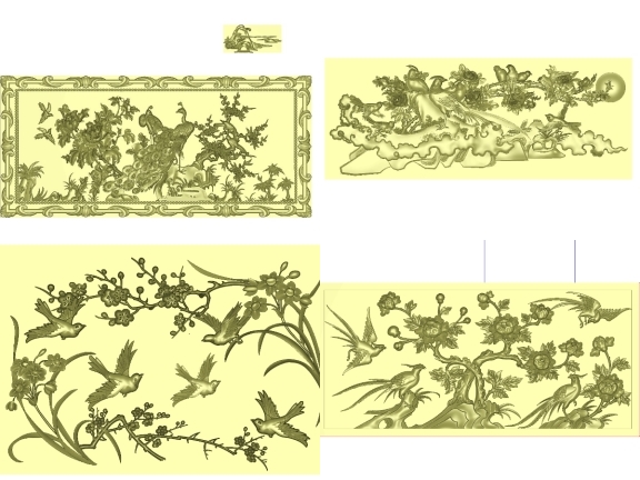 Tổng hợp 15 bộ Tranh Chim thiết kế trên Jdpaint đẹp mắt