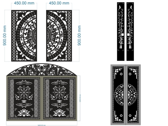 BST Tổng hợp 15 mẫu cổng 2 cánh mới nhất 2026
