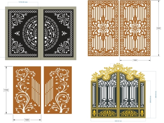 Tổng 15 mẫu cổng 2 cánh mới nhất