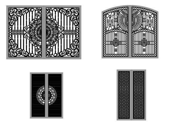 Tổng hợp 15 mẫu cổng 2 cánh mới nhất trên trang