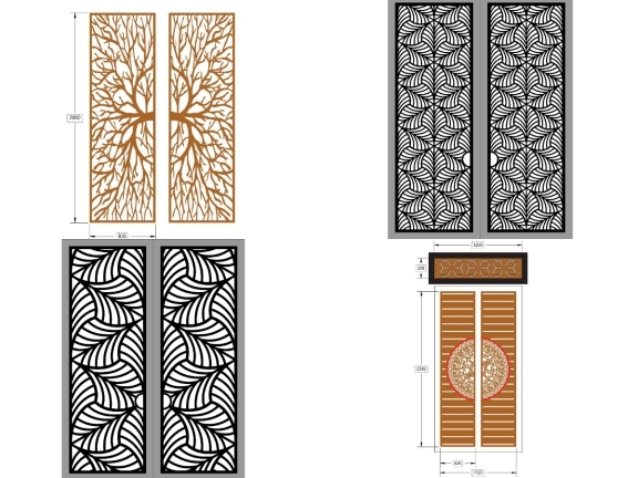 BST tổng hợp 15 mẫu cổng hoa văn hiện đại đẹp