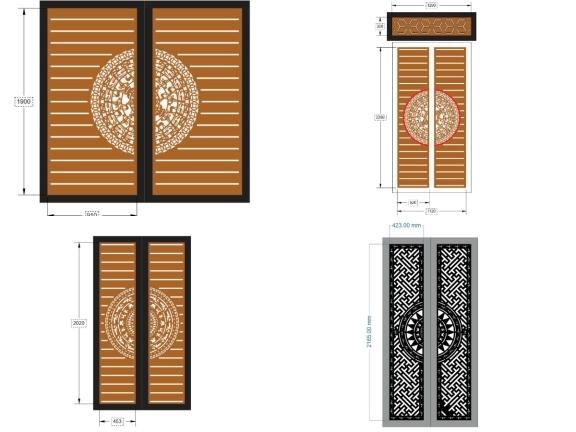 Tổng hợp 15 mẫu cổng trống đồng mới nhất 2026