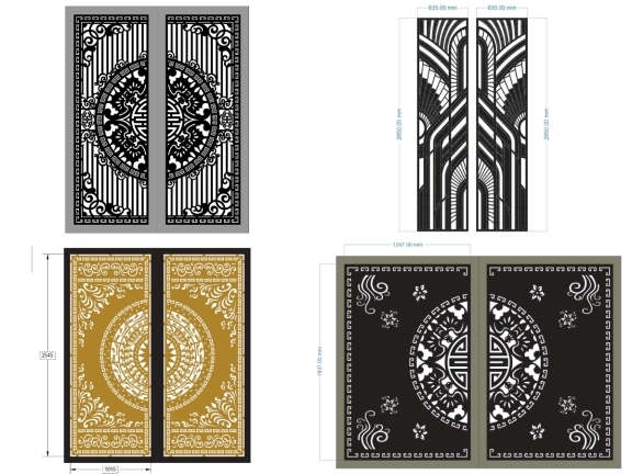 BST Tổng hợp 18 mẫu cổng 2 cánh đẹp mắt 2026