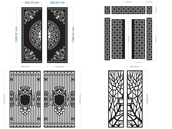 Tổng hợp 17 mẫu cổng 2 cánh đẹp mắt 2026