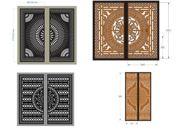 Tổng hợp 20 mẫu cổng 2 cánh đẹp mắt mới