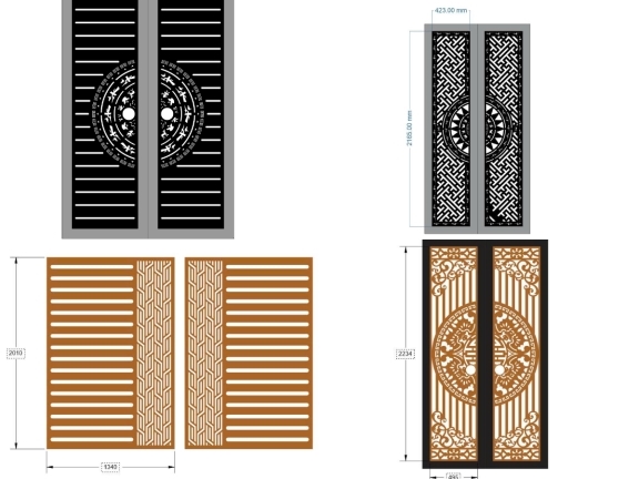 Tổng hợp 20 mẫu cổng 2 cánh đẹp mắt 2026 giá rẻ