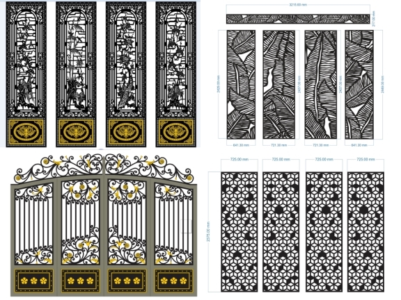 Tổng hợp 20 mẫu cổng 4 cánh đẹp mắt mới nhất 2026