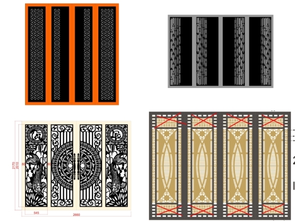 Tổng hợp 15 mẫu cổng 4 cánh đẹp mắt giá rẻ