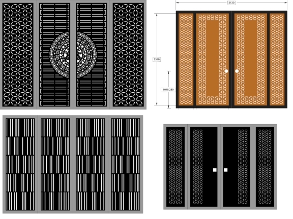 Tổng hợp 15 mẫu cổng 4 cánh đẹp mắt giá rẻ mới nhất