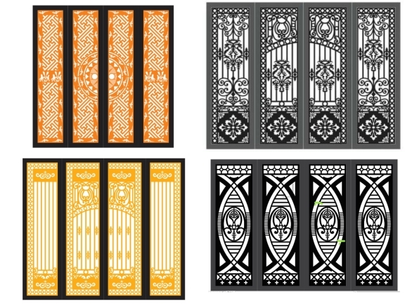 Tổng hợp 10 mẫu cổng 4 cánh đẹp mắt giá rẻ đẹp mắt