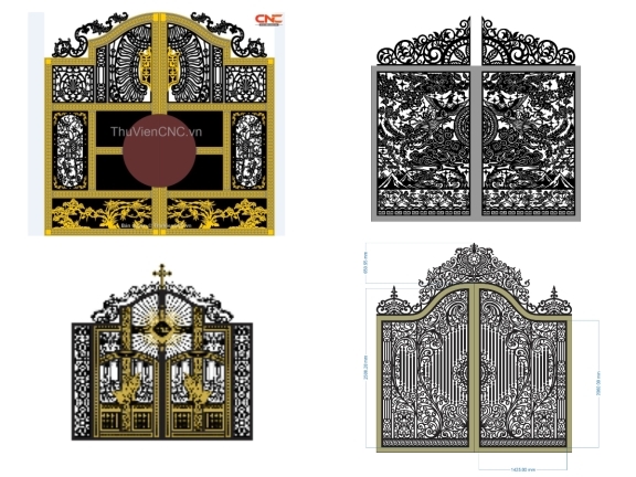 Tổng hợp 8 mẫu cổng biệt thư đẹp