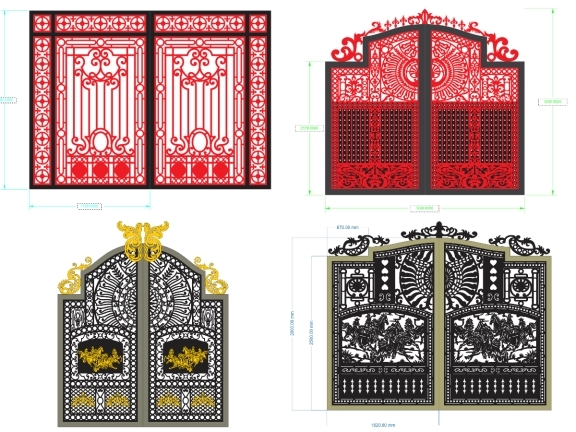BST tổng hợp 10 mẫu cổng biệt thư đẹp