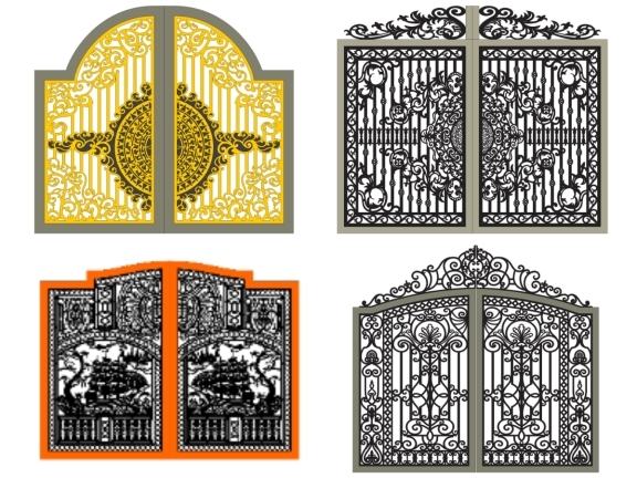 Tổng hợp 12 mẫu cổng biệt thư đẹp