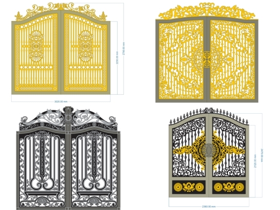 Tổng hợp 10 mẫu cổng biệt thư đẹp 2026