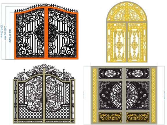 Tổng hợp 12 mẫu cổng biệt thự đẹp