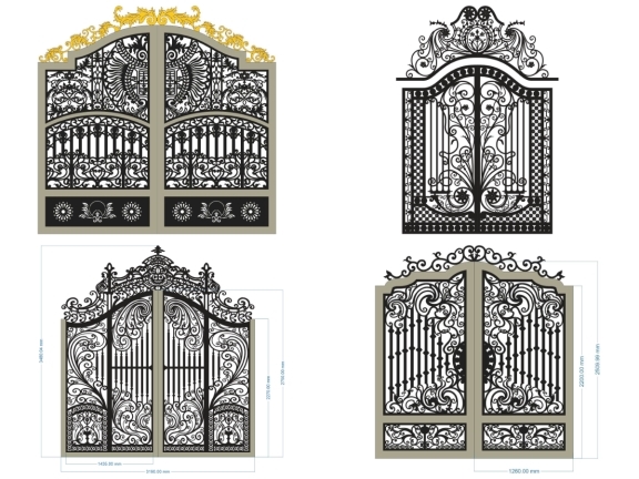 Tổng hợp 10 mẫu cổng biệt thự đẹp mới nhất