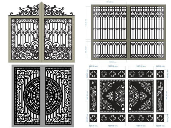 Tổng hợp 7 mẫu cổng biệt thư đẹp giá rẻ