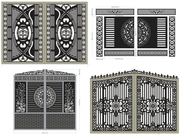 Tổng hợp 9 mẫu cổng biệt thự đẹp giá rẻ